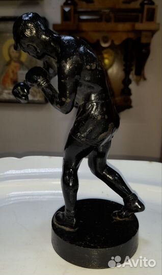 Чугунная фигура, боксёр, Касли 1959 год