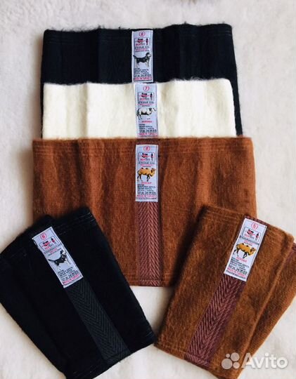 Лечебные пояса, наколенники из шерсти