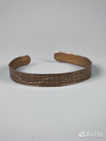 Винтажный браслет с буквой металл СССР украшение