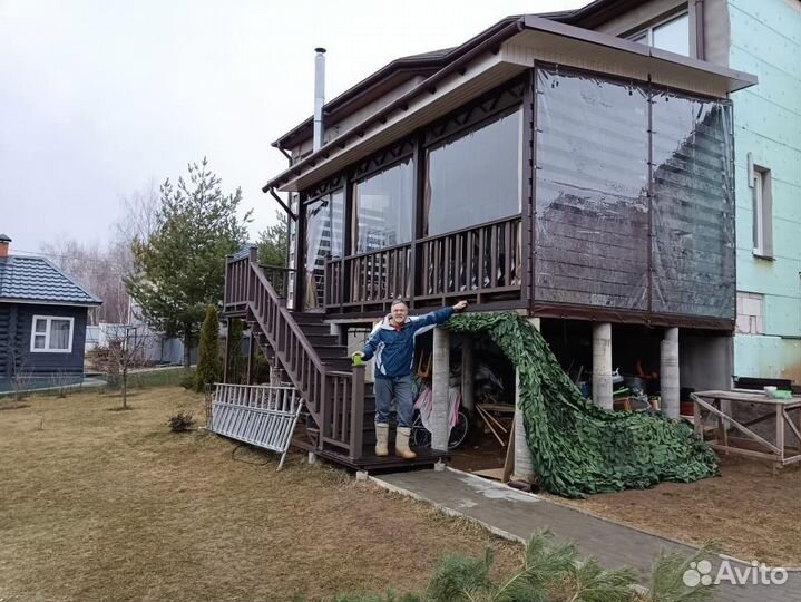 Мягкие окна на террасу