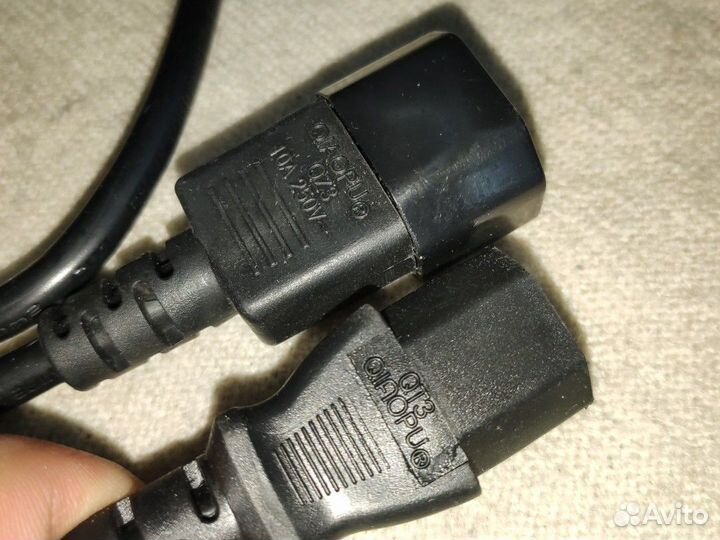 Шнур для питания орг. техники и пк. Новые, разные