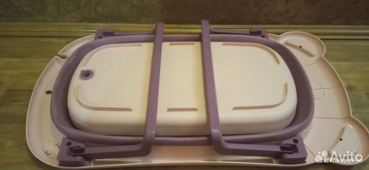 Ванночка для купания складная с матрасиком