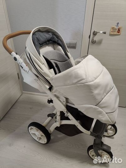 Коляска 2 в 1 Roan bass soft эко кожа