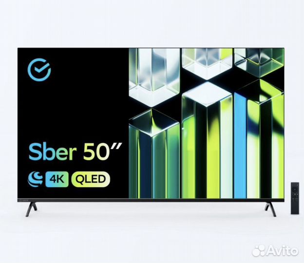 Телевизор sber 50 Qled(новый)