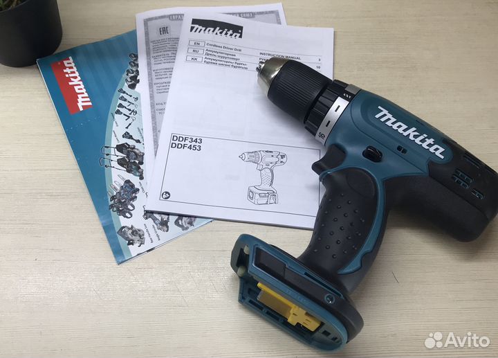 Аккумуляторная дрель-шуруповерт Makita DDF453 18В