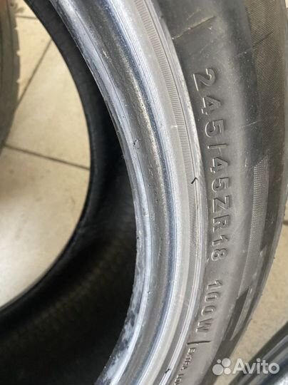 Dunlop SP Sport 01 245/45 R18 и 275/45 R18 103Y