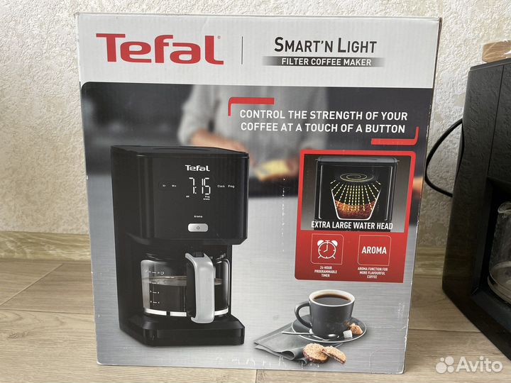 Кофеварка капельного типа Tefal Smart&Light