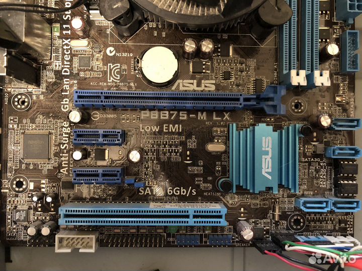 Asus P8B75-M LX + intel core i5-3330