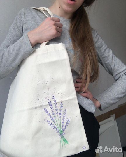 Шоппер с авторским рисунком под ваш запрос