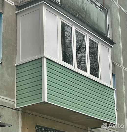 Остекление балконов,окна пвх