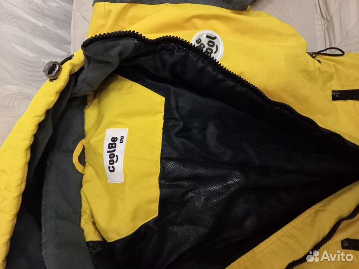 Зимний комбинезон для девочки р.128