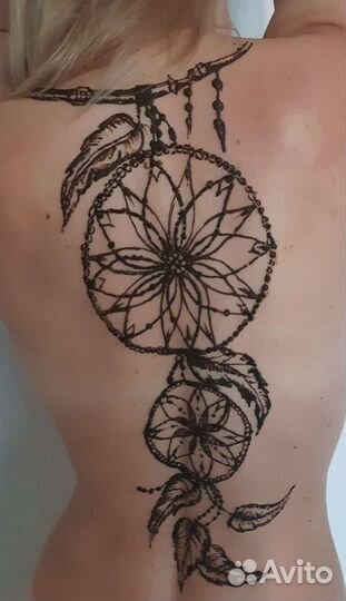 Мехенди-временное тату хной