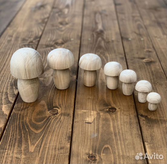 Деревянные грибы