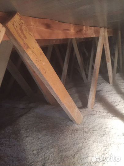 Утеплитель эковата для кровли, мансарда