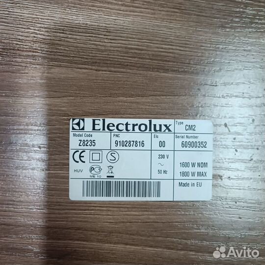 Electrolux Z8235 Электролюкс запчасти