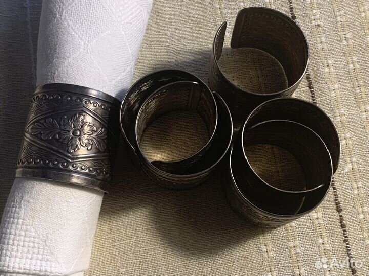 Кольца для салфеток мельхиор