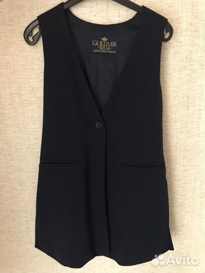 Школьная форма - жилет для девочки