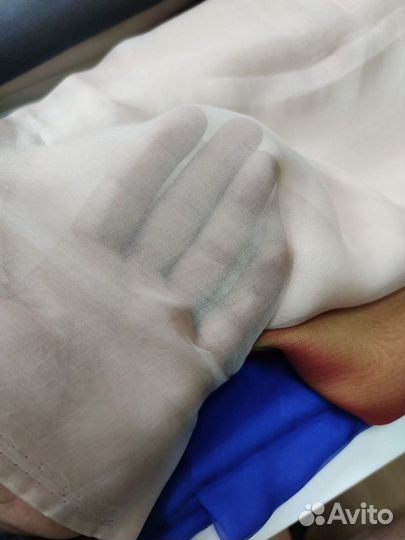 Органза и шифон для вышивки 100 шёлк