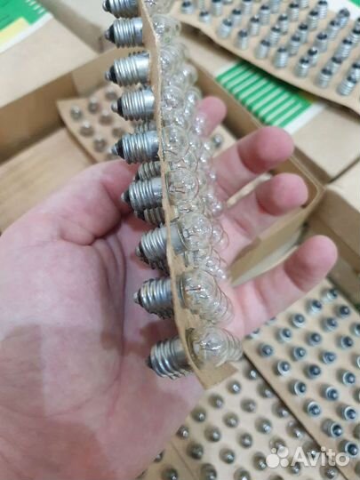 Лампочки для гирлянд ссср,6,3 в 0,3а