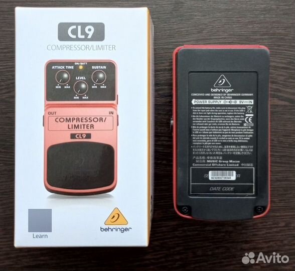 Педали эффектов behringer