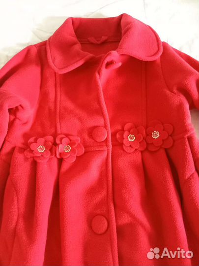 Пальто для девочки 116