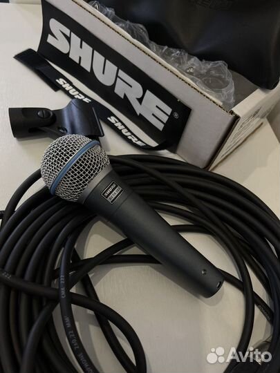 Микрофон проводной shure