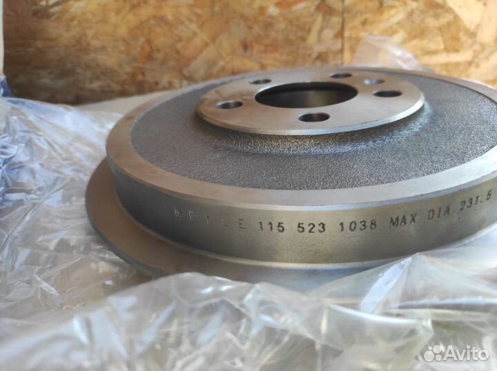 Барабан тормозной skoda Octavia 1996-2010