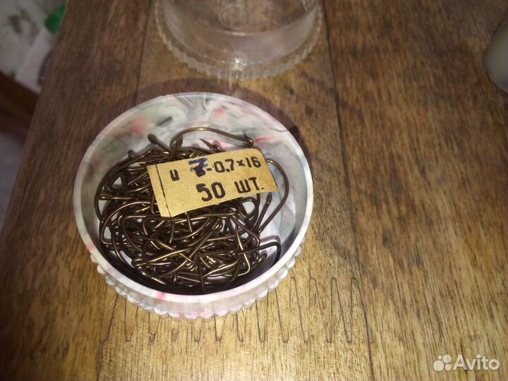 Крючки рыболовные 5, 7 и 12 номер