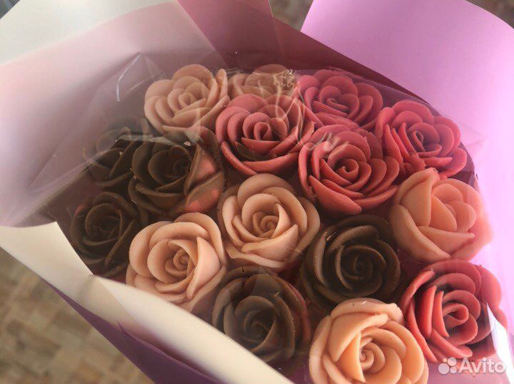 Букет из шоколадных роз