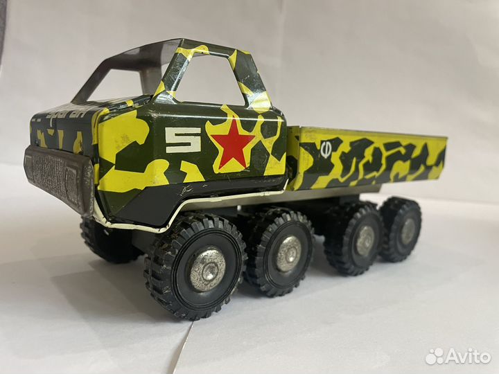 Жестяная машинка, автомобиль ураган Редкость