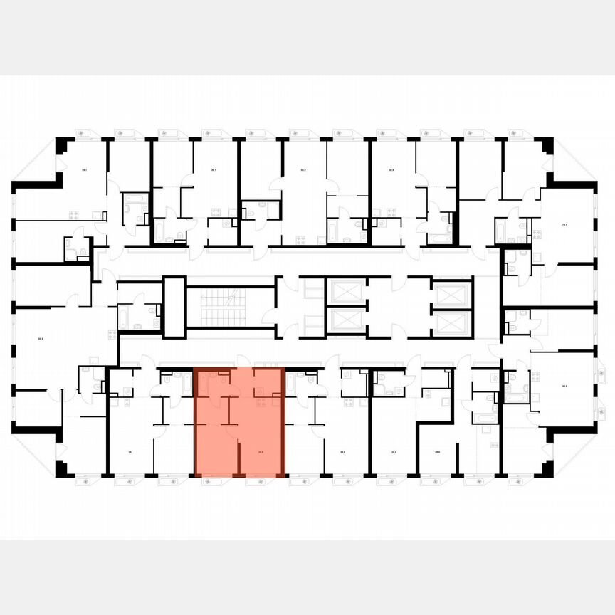 1-к. квартира, 38,8 м², 2/32 эт.