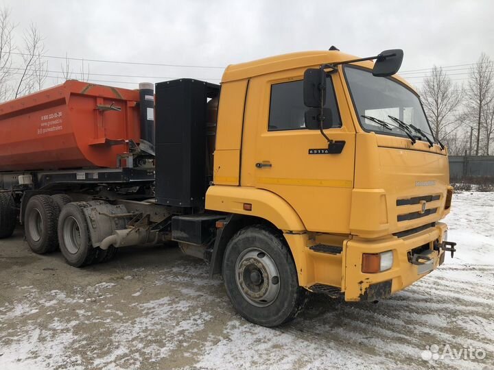 КАМАЗ 65116 с полуприцепом, 2018
