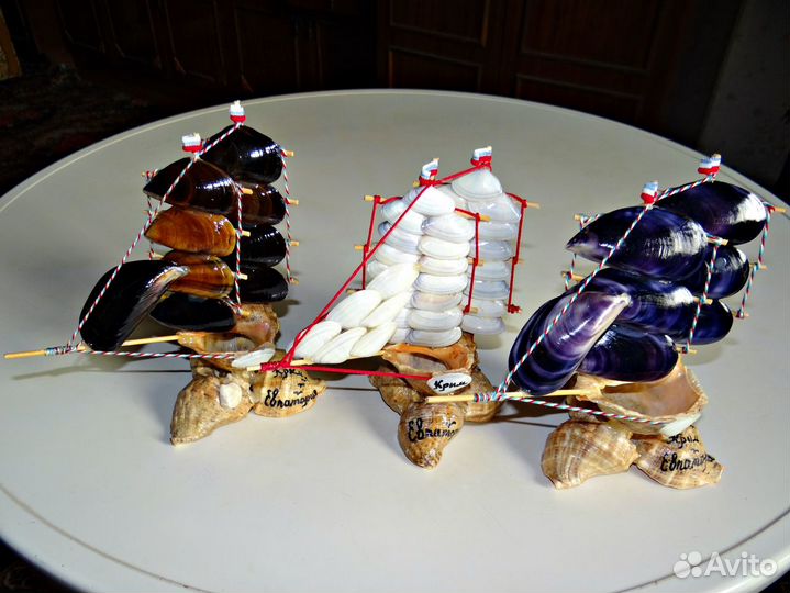 Сувениры из ракушек ручной работы