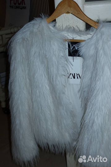 Шуба zara оригинал новая S