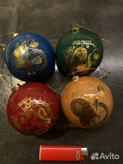 Елочные игрушки Гарри Поттер факультеты Хогвартс