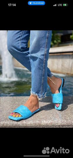 Шлепки женские prada