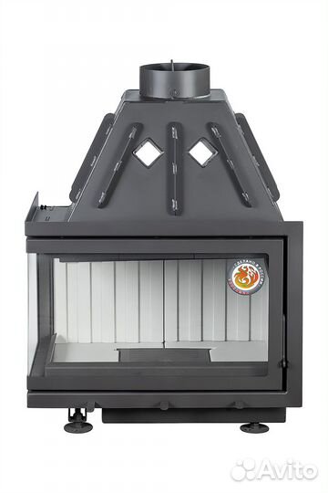 Камин Экокамин Альфа 700 L два стекла левая Экокам