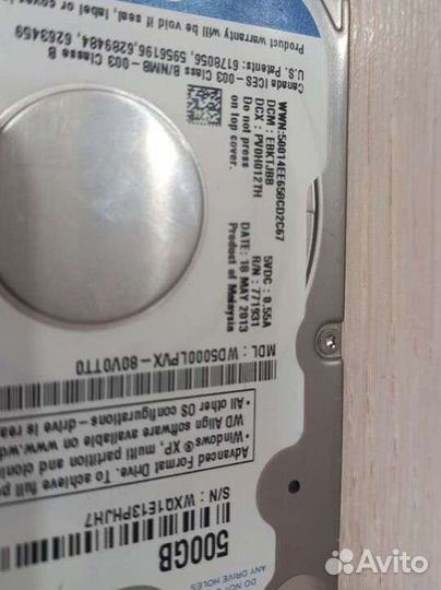 Жесткий диск 500 гб нерабочий