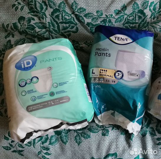 Памперсы - трусы для взрослых, размер L