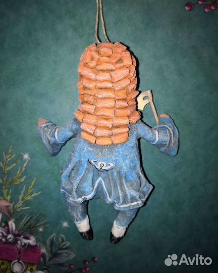 Новогодняя ёлочная игрушка ручной работы