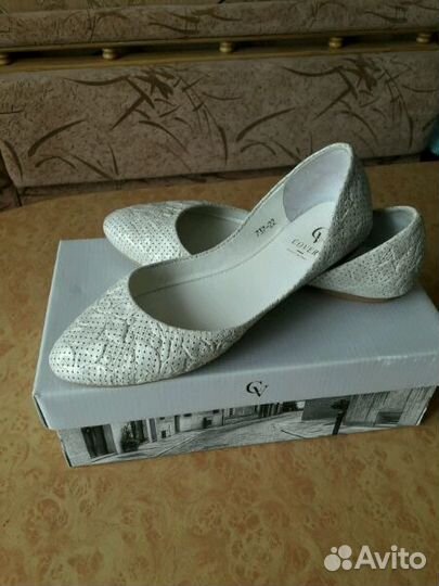 Балетки нат.кожа