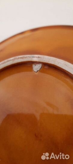 Тарелка настенная майолика зик конаково тетерев