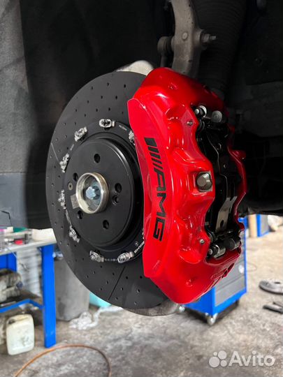 Передние тормозные диски C63 W205 AMG