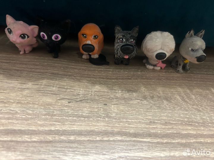 Фигурки собачек и кошек