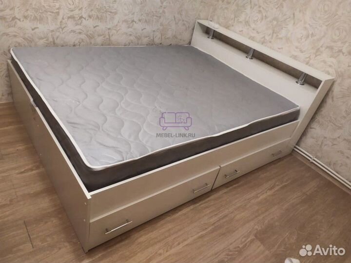 Кровать 180 с ящиками
