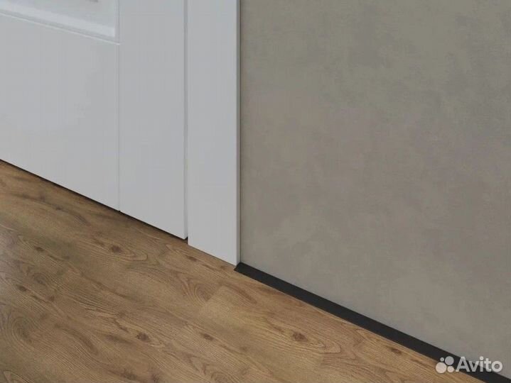 Микроплинтус Laconistiq Micro 11 Mini Чёрный Муар