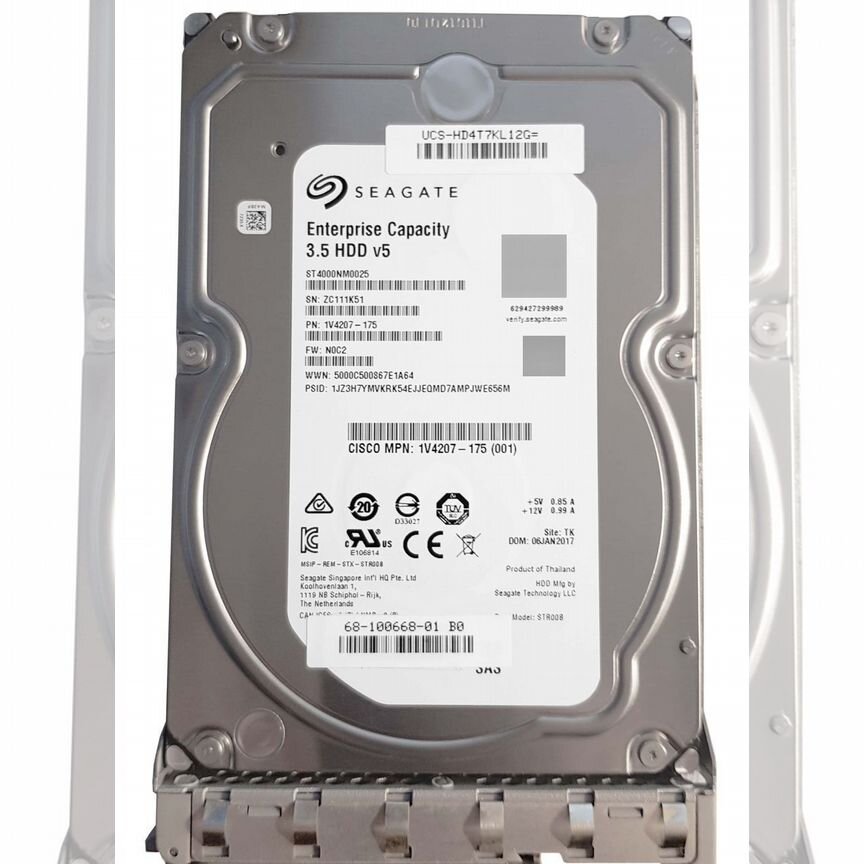 [HD4T7KL12G] Жесткий Диск Cisco Ucs- 4tb Sas 3,5" Hdd Hd4t7kl12g