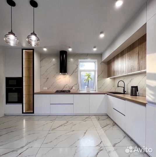 Современная кухня на заказ мдф фасады