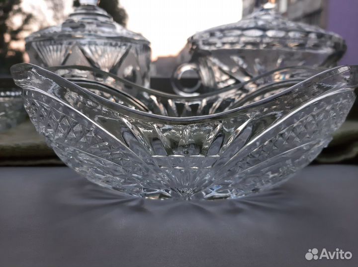 Посуда из хрусталя СССР