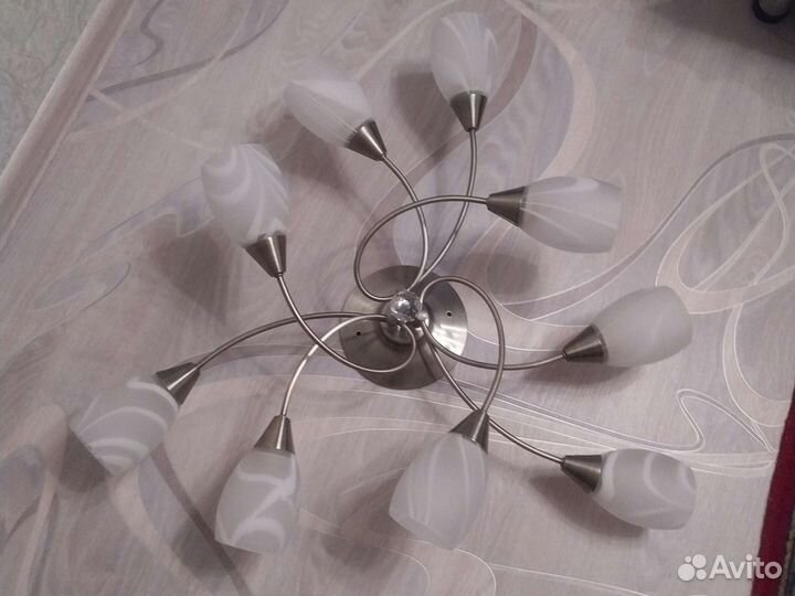 Люстра потолочная бу